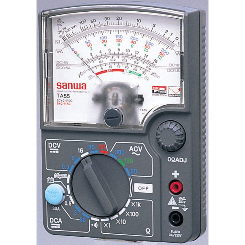 TA55 アナログマルチテスタ 1台 三和電気計器 【通販モノタロウ】