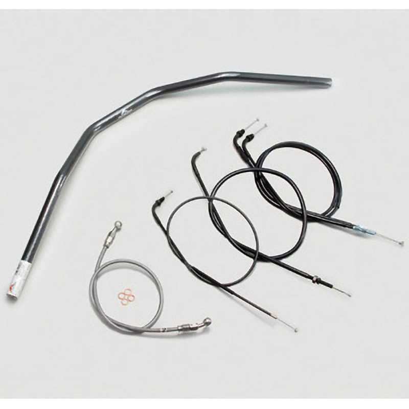 H015-032B スーパートラッカー ハンドルSET ハリケーン ブラック色 適合車種ホーネット250   H015-032B