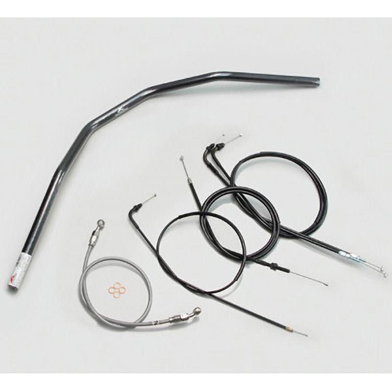 H012-032B スーパートラッカー ハンドルSET ハリケーン ブラック色 適合車種CB400SS   H012-032B