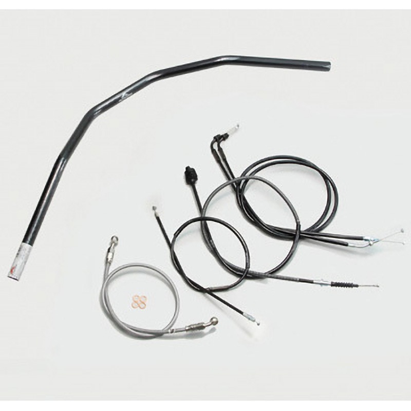 H304-032B スーパートラッカー ハンドルSET ハリケーン ブラック色   H304-032B