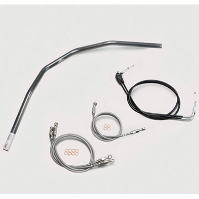 H301-032B スーパートラッカー ハンドルSET ハリケーン ブラック色 適合車種XJR1300('07-'13 RP17J)   H301-032B