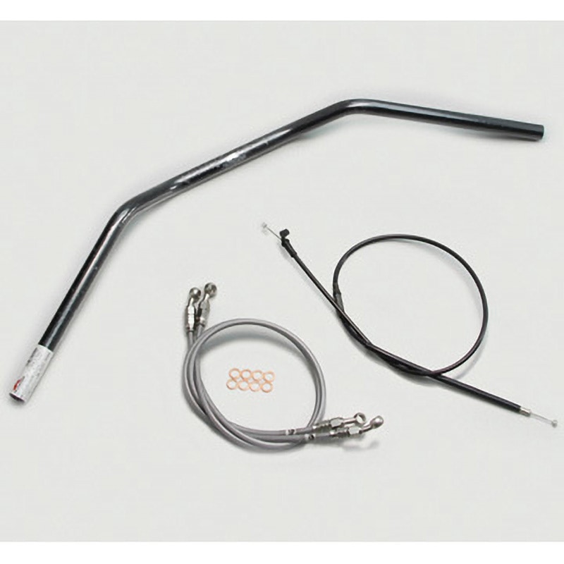 H703-043B トラッカーLOW ハンドルSET ハリケーン ブラック色 適合車種ゼファー1100/RS   H703-043B