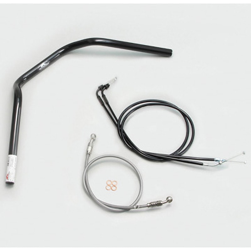 H304-046B ナロー2型 ハンドルSET ハリケーン ブラック色   H304-046B