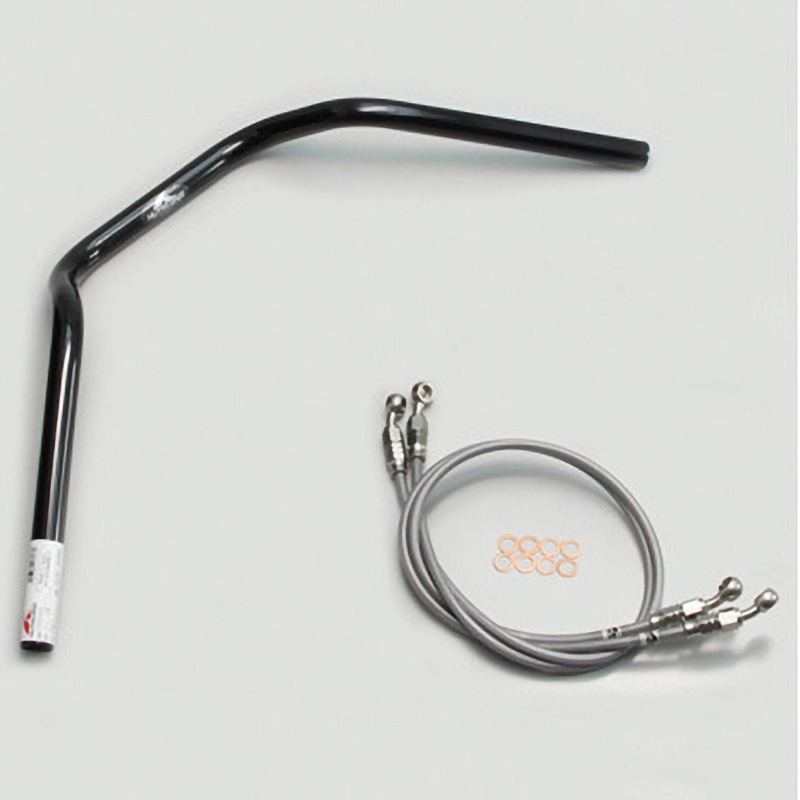 H707-046B ナロー2型 ハンドルSET ハリケーン ブラック色 適合車種ゼファー400/χ   H707-046B