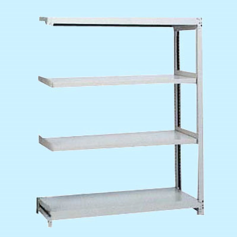 2LS-5360-4R 中軽量ラック200kg 瀬戸内スチール(旧:原田鋼業) 連結タイプ アイボリー色 天地4段 間口900mm  2LS-5360-4R