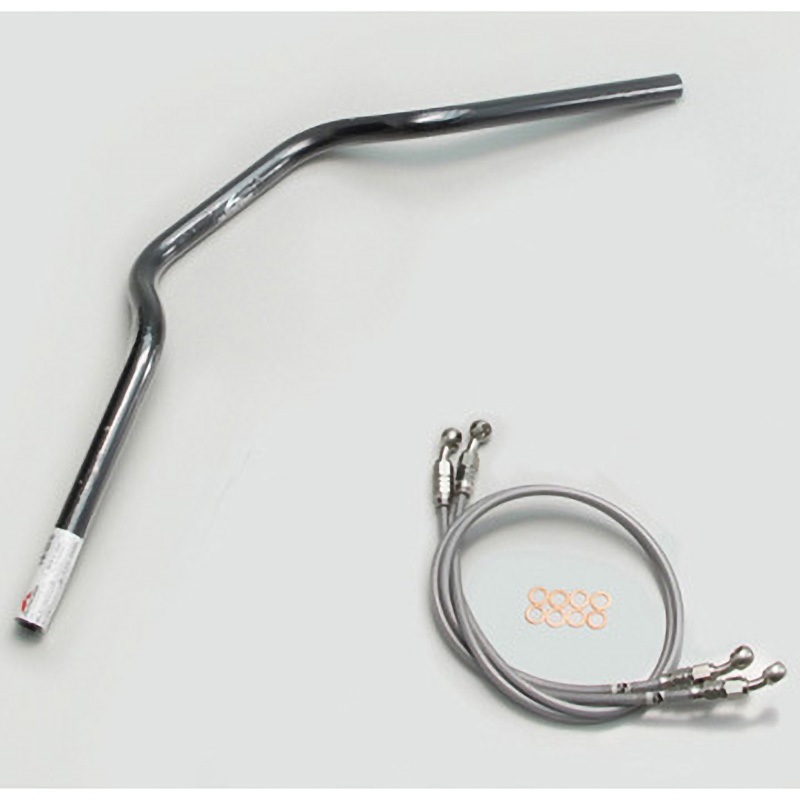 H708-009B ヨーロピアン1型 ハンドルSET ハリケーン ブラック色 適合車種ZRX400/Ⅱ   H708-009B