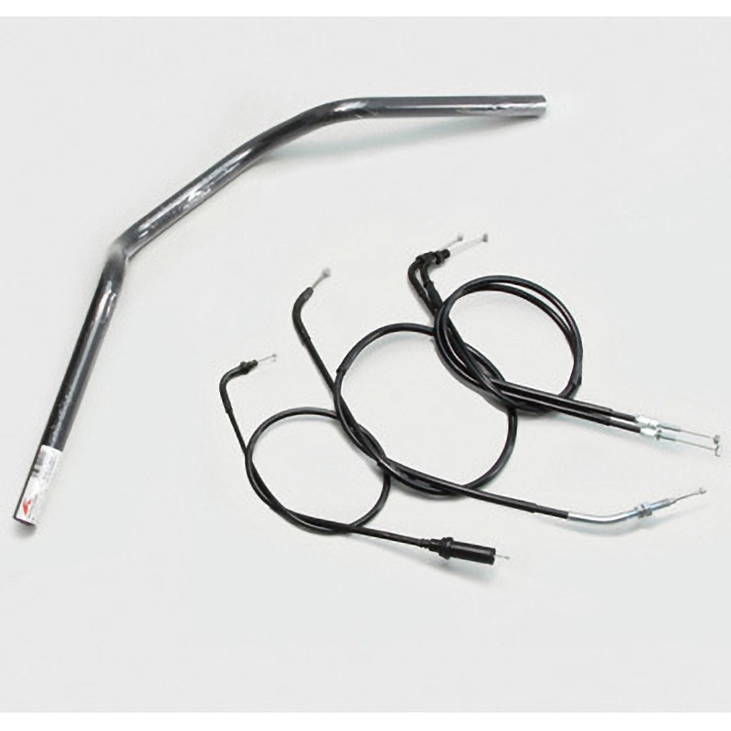 H014-071B ヨーロピアン2型 ハンドルSET ハリケーン ブラック色 適合車種VTR250 ('03～'07 MC33-1020001～)   H014-071B