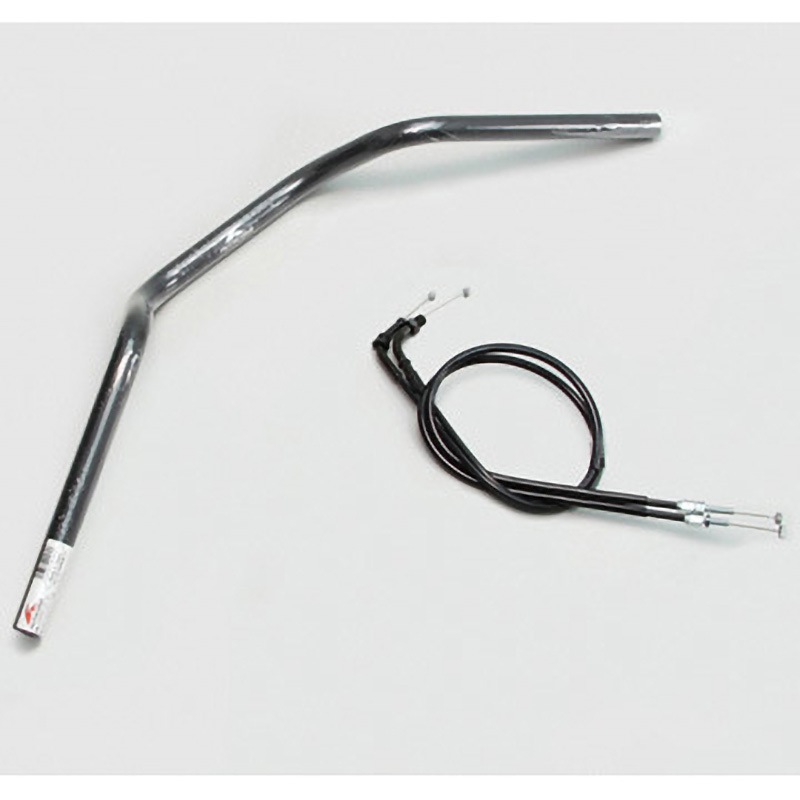 H013-071B ヨーロピアン2型 ハンドルSET ハリケーン ブラック色 適合車種VTR250('09～'13 FⅠ車 MC33-1300001～ )   H013-071B