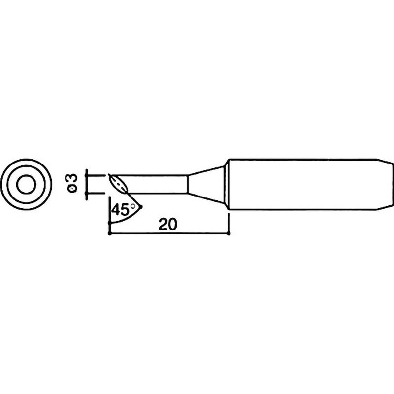 白光 こて先 3C型 900M-T-3C - 溶接・熱工具本体