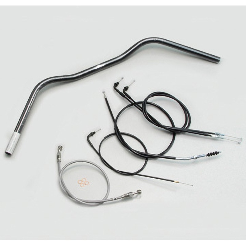 H016-076B ワイドローオールド1型 ハンドルSET ハリケーン ブラック色   H016-076B