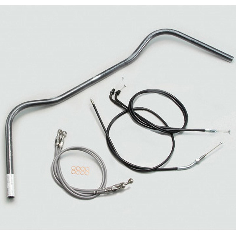 H008-075B ワイドローオールド2型 ハンドルSET ハリケーン ブラック色   H008-075B 19,866円