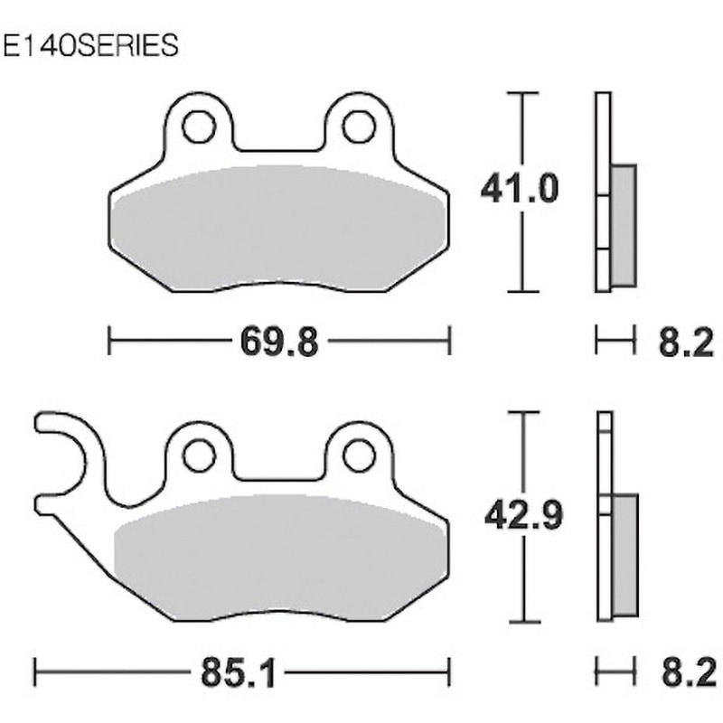 5日前後で発送】 SBSブレーキパッド 686RST 94-GSX-R750W/1100W<br>777