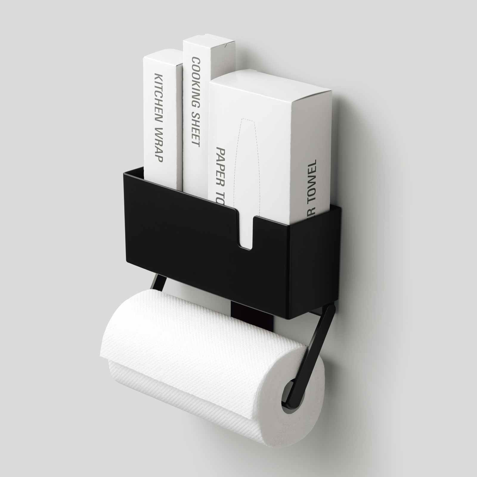 K00564 ラップ&ペーパーホルダー(マグネット) LEC(レック) ブラック色