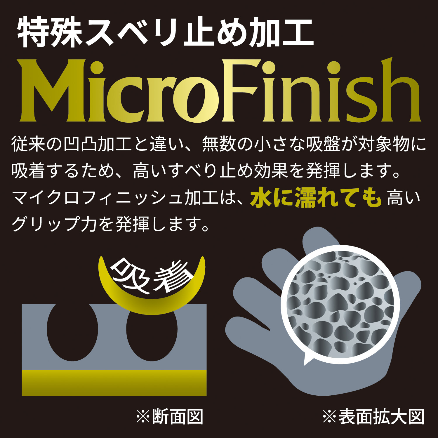 313-M 天然ゴム背抜き手袋 メジャーローブライト トワロン(TOWA