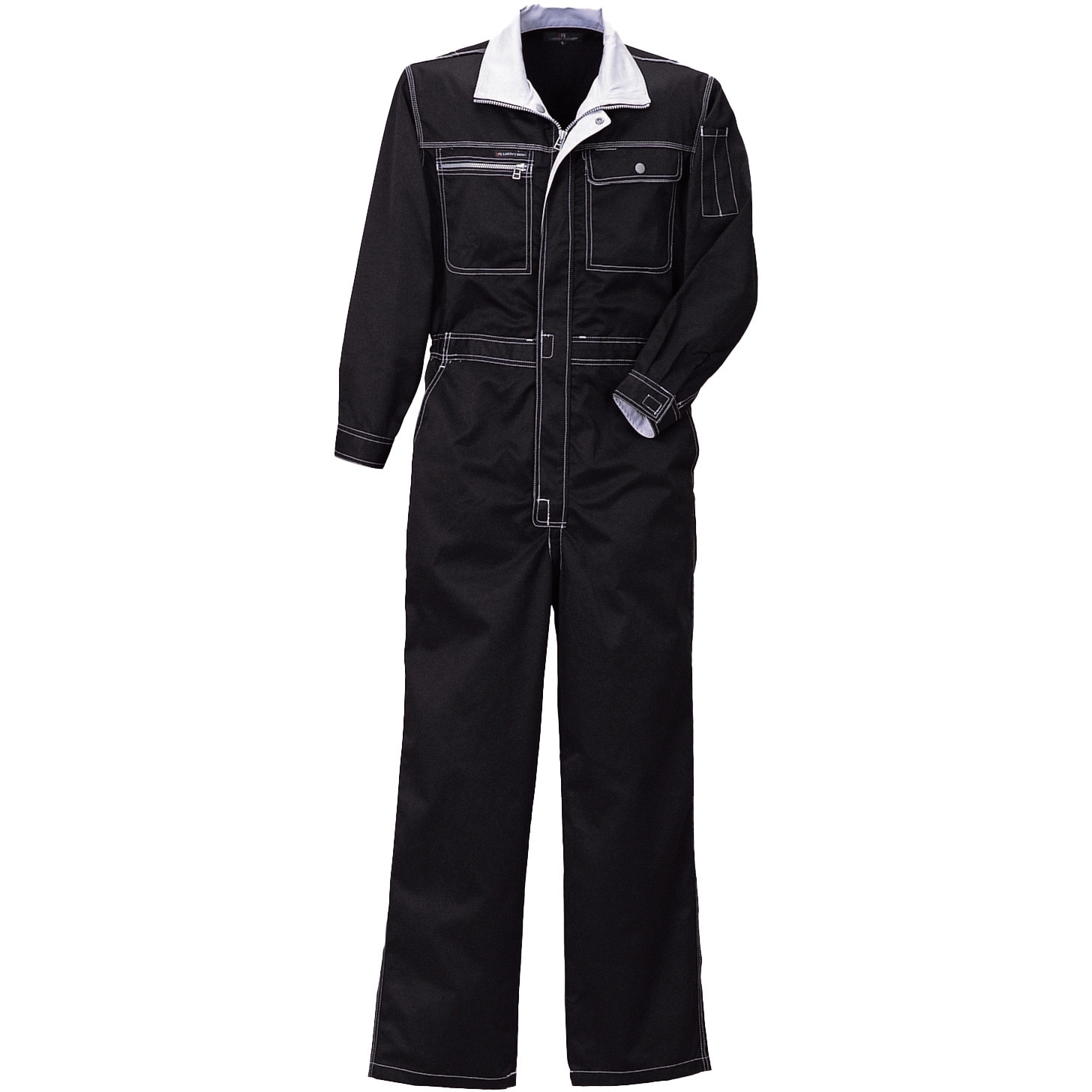 660 長袖ツナギ クレ被服 混率(%):ポリエステル65・綿35 ブラック色 袖丈56cm 6,697円