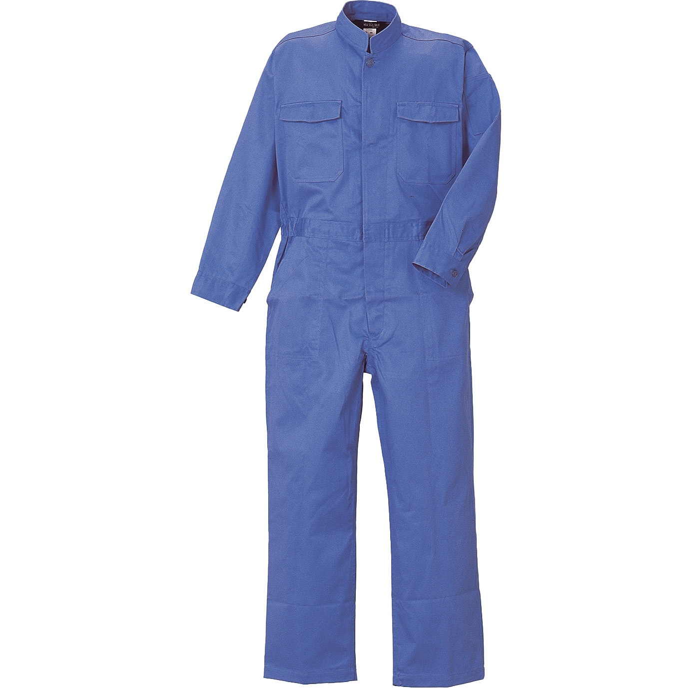 15000 難燃ツナギ クレ被服 長袖 混率(%):綿100カツラギ ブルー色 袖丈64cm