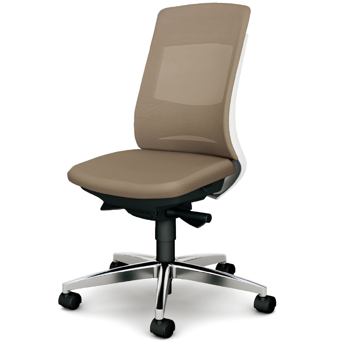 KC-BN514MKL WG BeneS メッシュタイプ バイカラーフレーム ハイバック プラス[家具] ナイロン双輪キャスター 材質アルミ脚 肘なし ウォームグレー色   KC-BN514MKL WG 46,188円