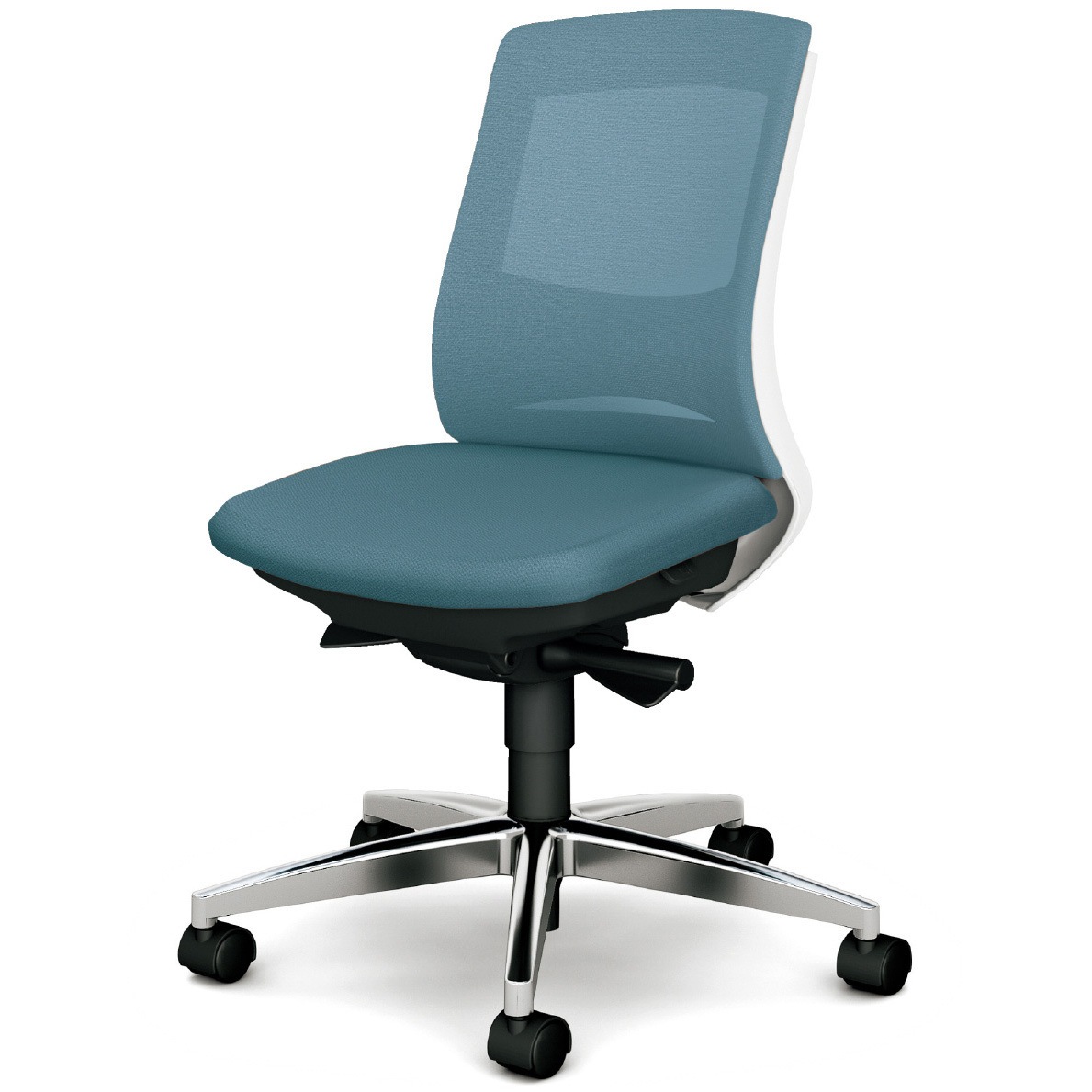 KC-BN513MKL BL BeneS メッシュタイプ バイカラーフレーム ローバック プラス[家具] ナイロン双輪キャスター 材質アルミ脚 肘なし セージブルー色   KC-BN513MKL BL 46,788円