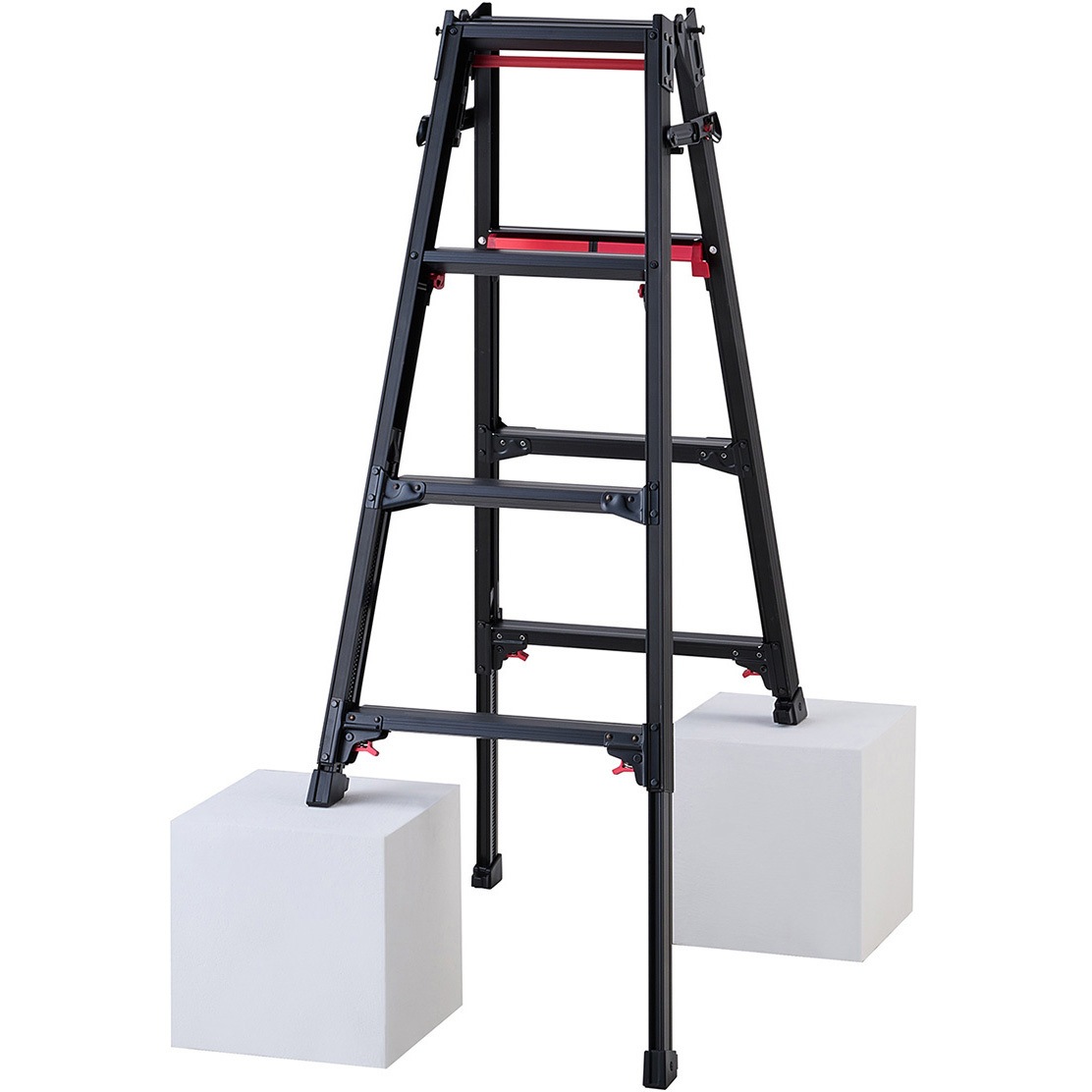 RYRB-12 はしご兼用伸縮脚立(上部操作タイプ) 長谷川工業 天板高さ1.02～1.33m  RYRB-12