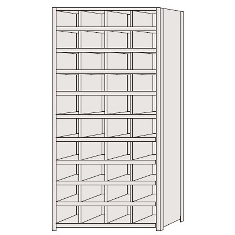 NCAM111-410 区分棚(棚板フラット/H1800mmタイプ) 1台 サカエ 【通販