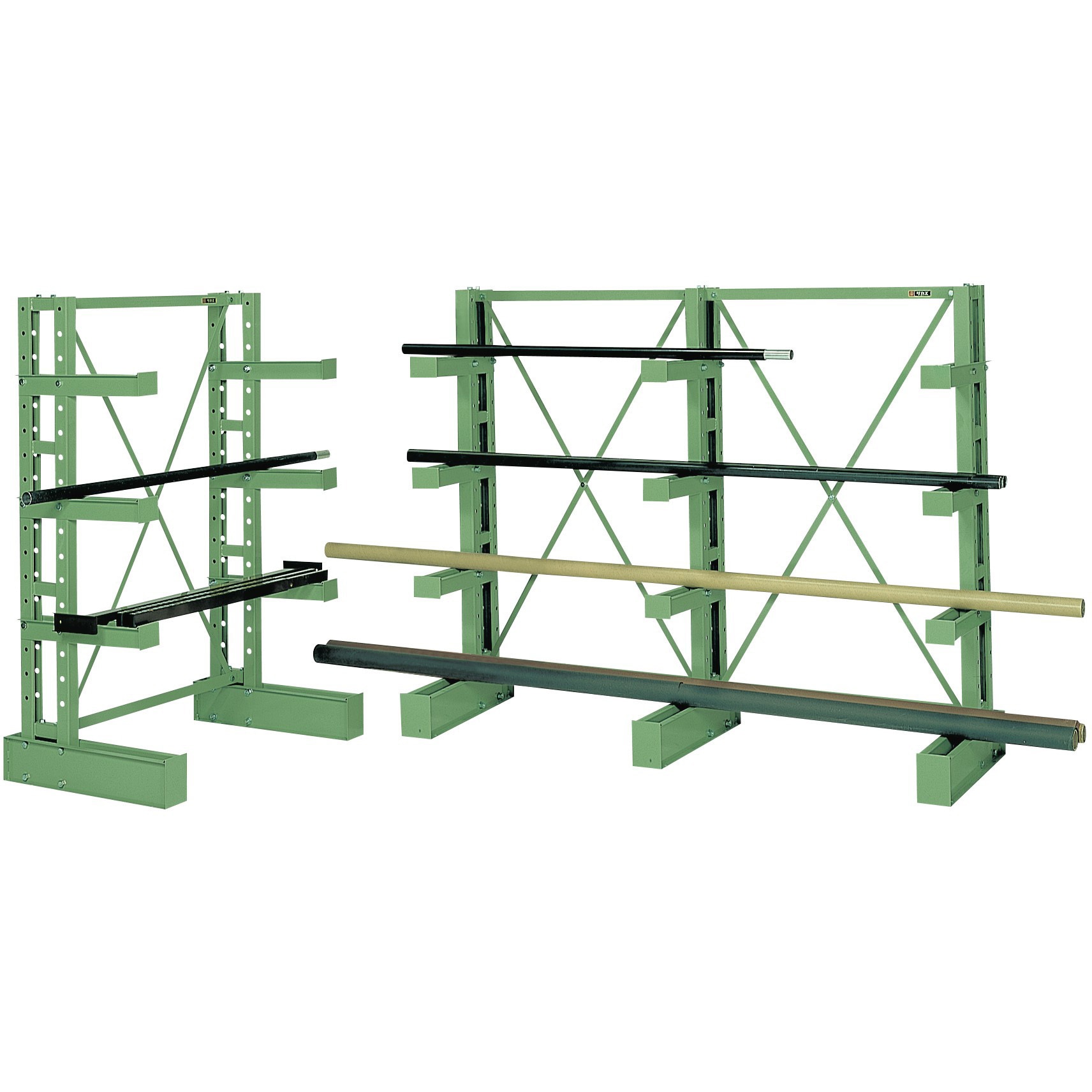 サカエ バーラック中量型(H1800MM・4段タイプ・単体・片面型