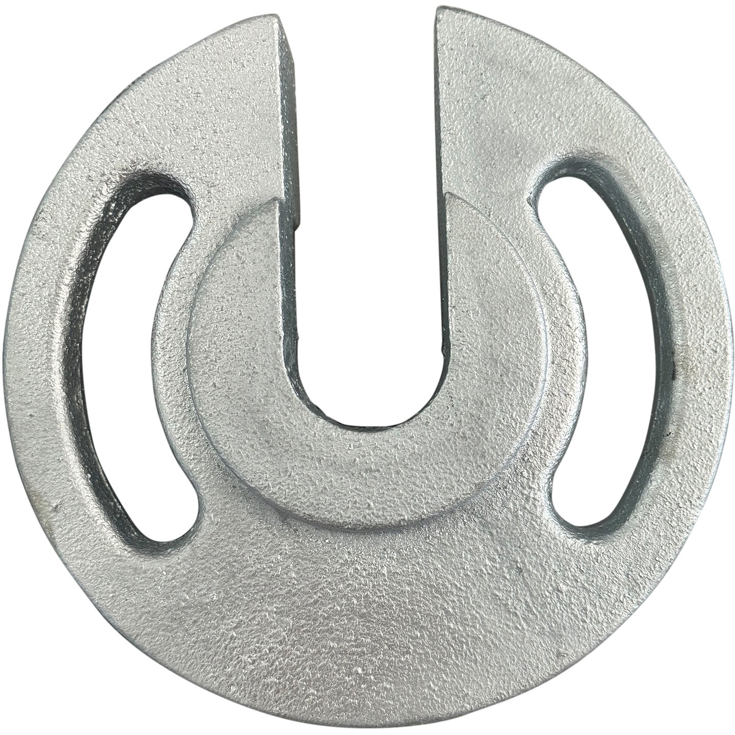 1153010312 テント用鋳物ウエイト 10kg グリーンクロス 寸法250×250×60mm 1個