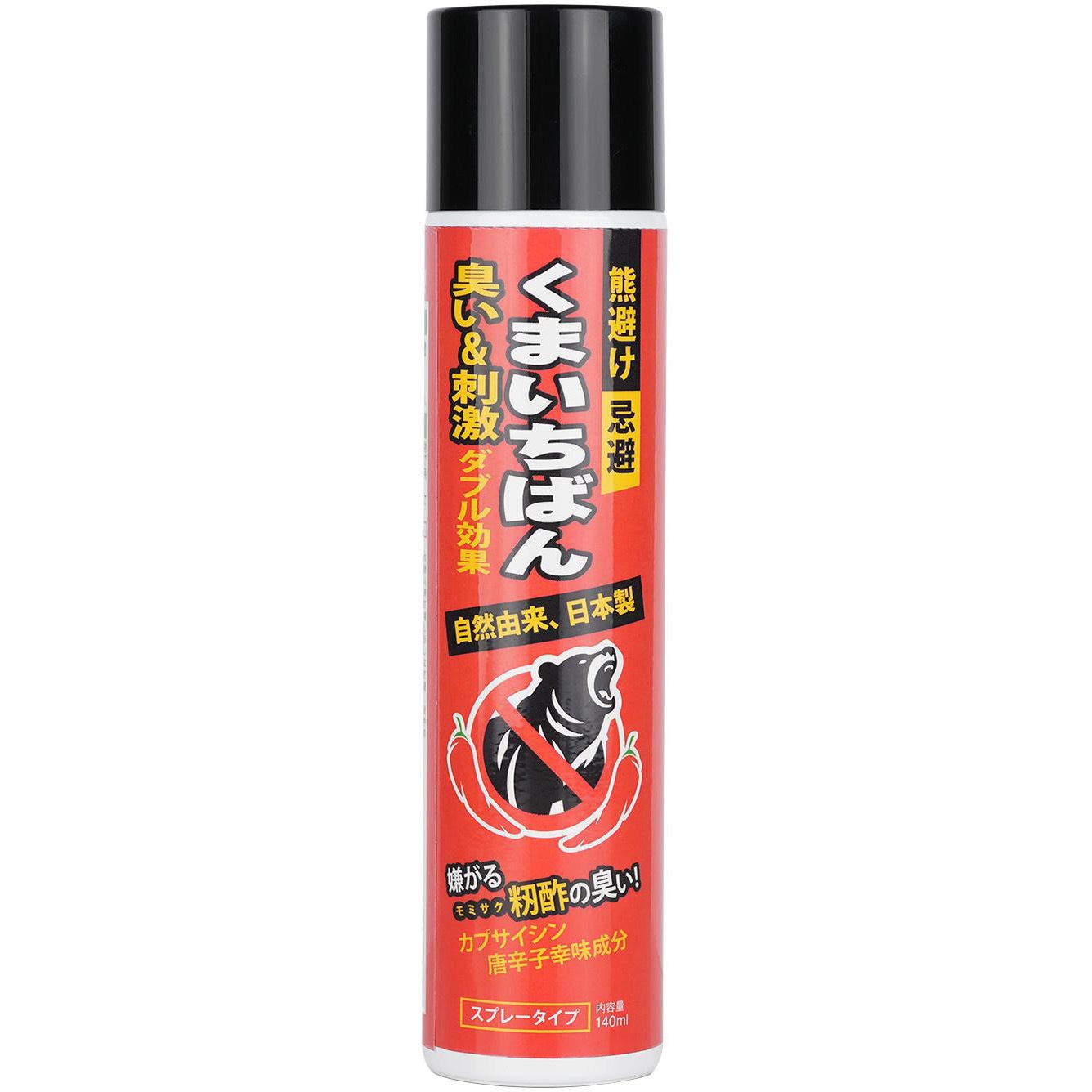 熊忌避スプレー くまいちばん スミス通商 ツキノワグマ 内容量140mL