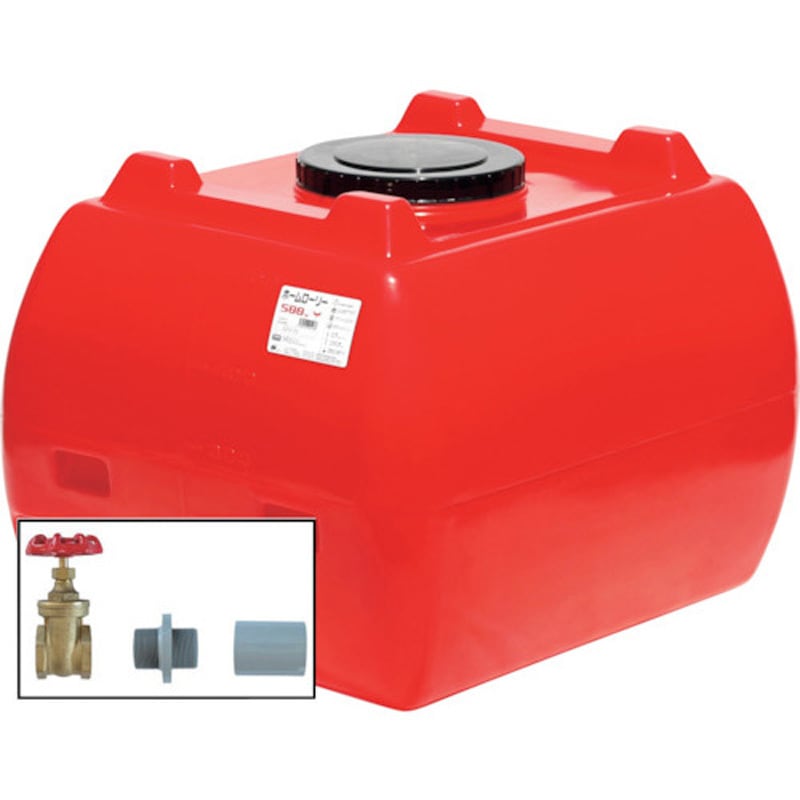 HLT-500(R)+valve-set40A ホームローリータンク ドレンバルブセット付