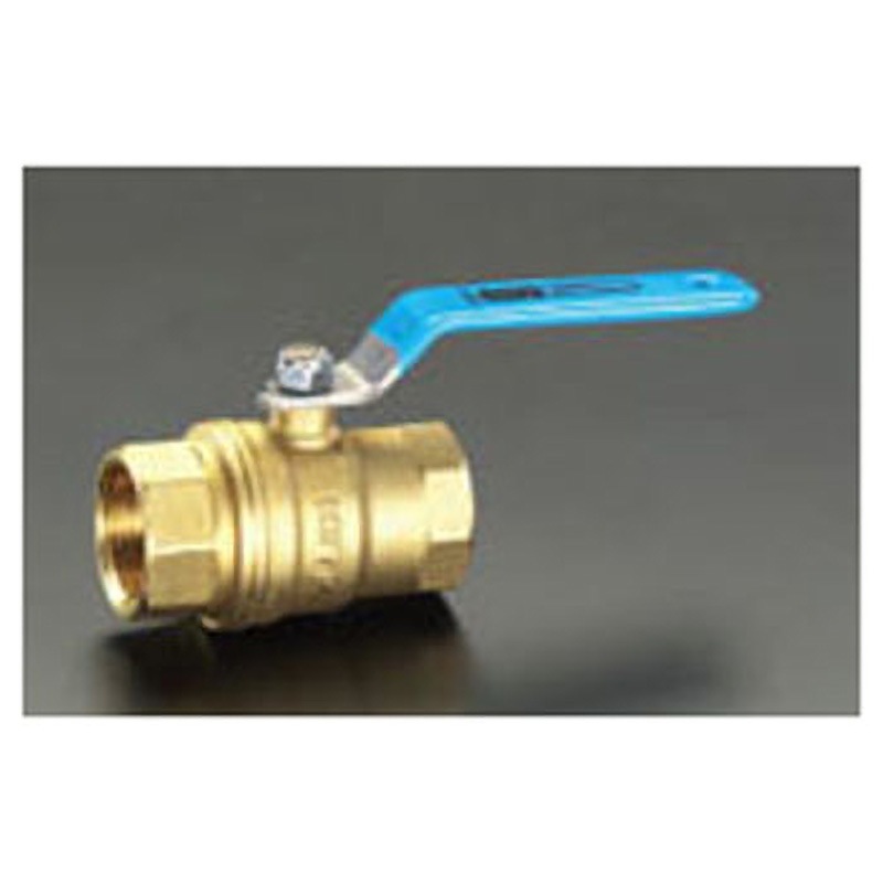 EA470AA-14 1インチ1/2 ボールバルブ(フルボア) エスコ レバー式 接続Rc(PT) ストレート