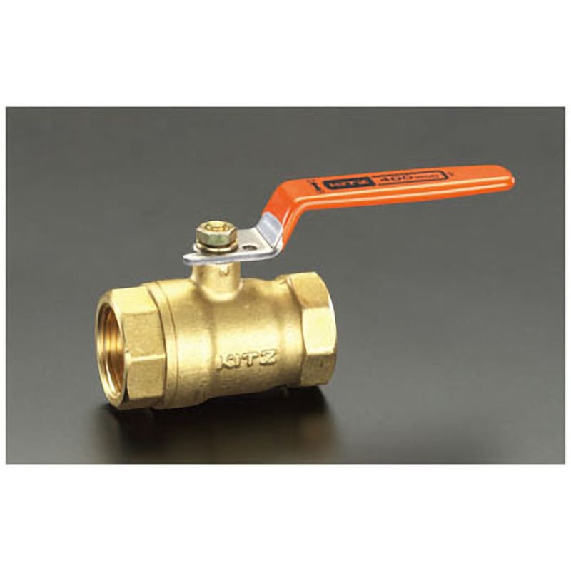 EA470AB-3 3/8インチ ボールバルブ エスコ レバー式 接続Rc ストレート