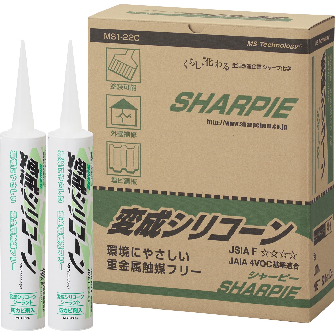MS1-22C シャーピー 変成シリコーン シャープ化学 1本(320mL) MS1-22C MS1-22C シャーピー 変成シリコーン シャープ化学 1本(320mL) MS1-22C