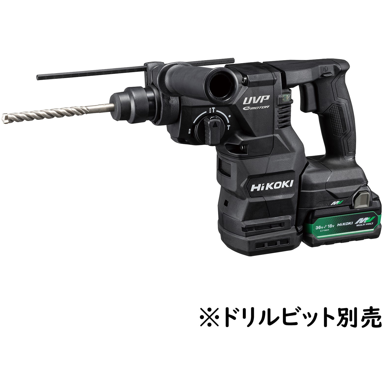 HiKOKI ハイコーキ ハンマドリル コードレス式 DH3628DA グリーン HiKOKI】業界初 LED垂直サポート機能搭載！マルチボルト36V コードレス