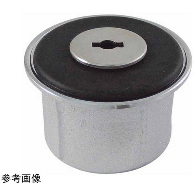 M248EWK_65 二重フタ共栓 カギ式 内ネジ落し止め付 M248EWKシリーズ 1個 ミヤコ 【通販モノタロウ】