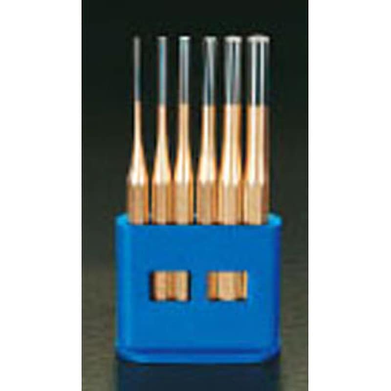 EA572DL 平行ピンポンチセット エスコ 全長150mm  EA572DL