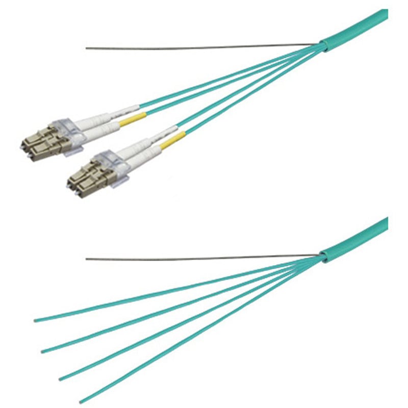 DFC-MM(OM3)DLCN-RMT41(8M) OM3マルチモード光ファイバーケーブル LC-コネクタなし 4芯＜屋内用 補強 ＞2～10m 1本 ダイヤトレンド 【通販モノタロウ】