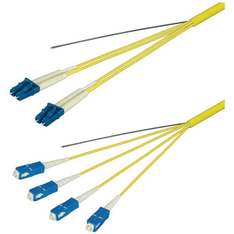 DFC-SMDLCSC-RMT41(4M) シングルモード光ファイバーケーブル LC-SC 4芯＜屋内用 補強 ＞2～10m 1本 ダイヤトレンド 【通販モノタロウ】