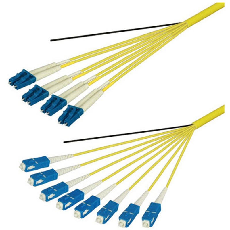 DFC-SMDLCSC-RMT81(4M) シングルモード光ファイバーケーブル LC-SC 8芯＜屋内用 補強 ＞2～10m 1本 ダイヤトレンド 【通販モノタロウ】