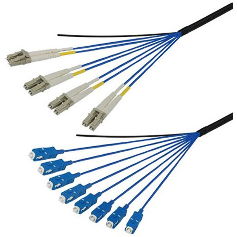 DFC-MMDLCSC-FDL81(2M) マルチモード光ファイバーケーブル LC-SC 8芯＜屋外用 補強 LAPシース＞2～10m 1本 ダイヤトレンド 【通販モノタロウ】