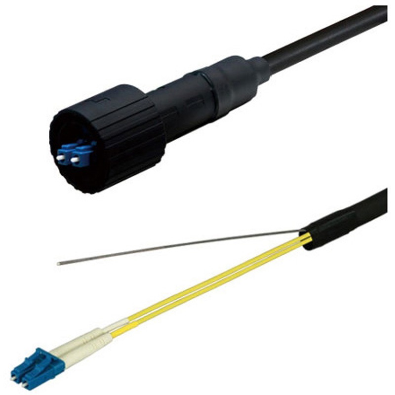 DFC-SMWZLCDLC-FDS21(4M) シングルモード光ファイバーケーブル LC-LC 2芯＜防塵防水 片端 ＞2～10m 1本 ダイヤトレンド 【通販モノタロウ】