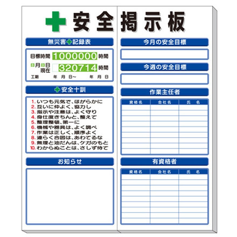 313-94A 安全掲示板 313シリーズ 1個 アズワン 【通販モノタロウ】