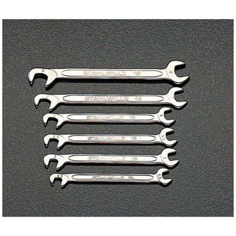 EA615A 4.5-8mm 6本組 薄口スパナ エスコ 単品