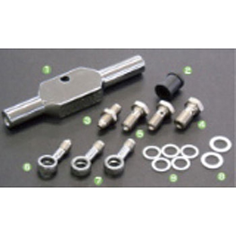 28190003 フィッティングKIT ステンレス [フロント/2本タイプ] 1セット BUILD A LINE(ビルドアライン) 【通販モノタロウ】
