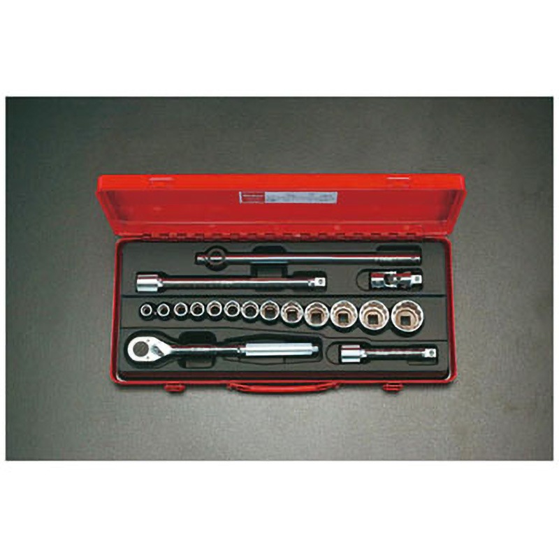 EA618C-11 1/2インチ ソケットレンチセット 1個 エスコ 【通販モノタロウ】