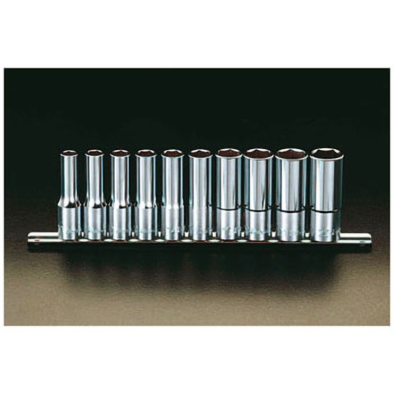 EA618CN [10mm-20mm]1/2インチSqディープソケットセット 1個 エスコ 【通販モノタロウ】