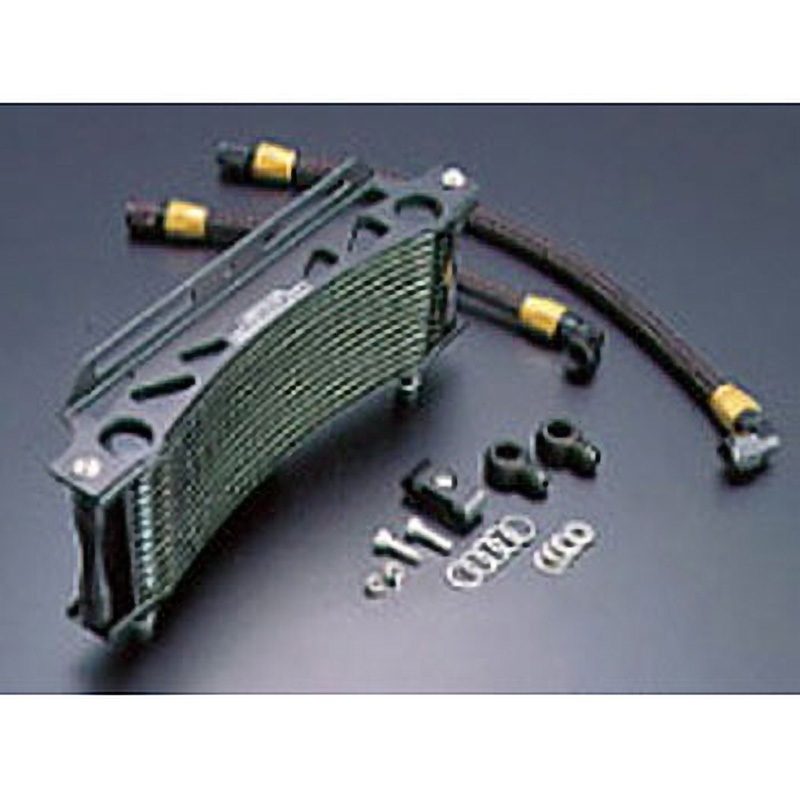 オイルクーラー アルミ製 ラウンド gpz400f オイルクーラー アルミ製