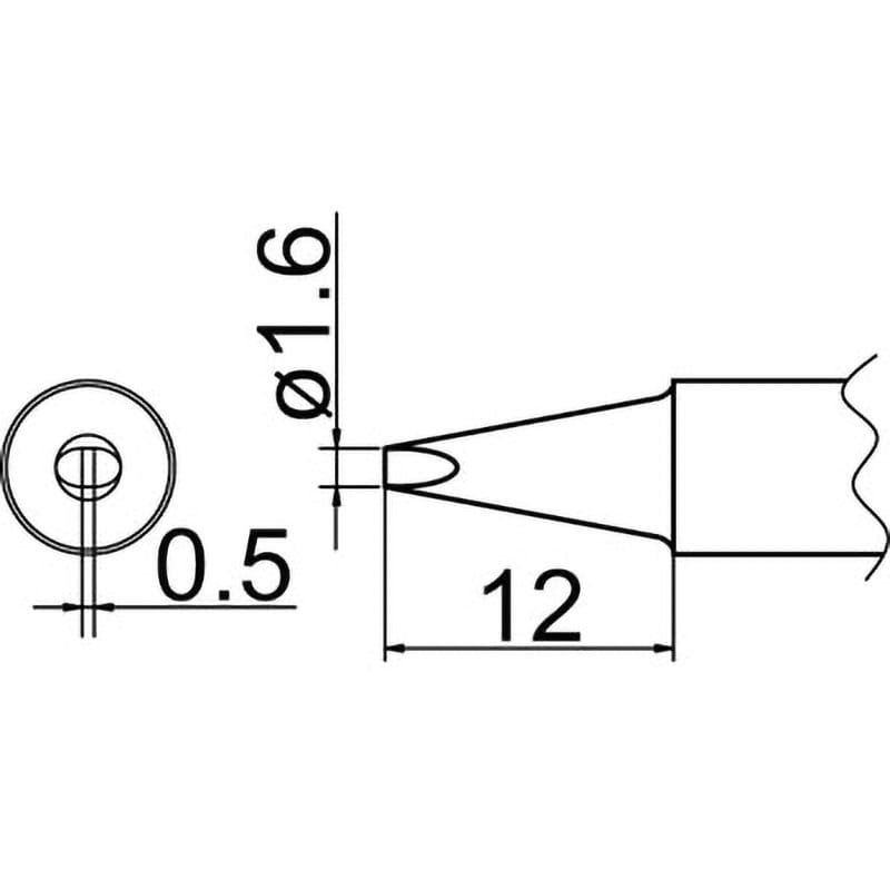 ☆国内最安値に挑戦☆ 白光 こて先 ３ＢＣ型 1本 品番：T33-BC3