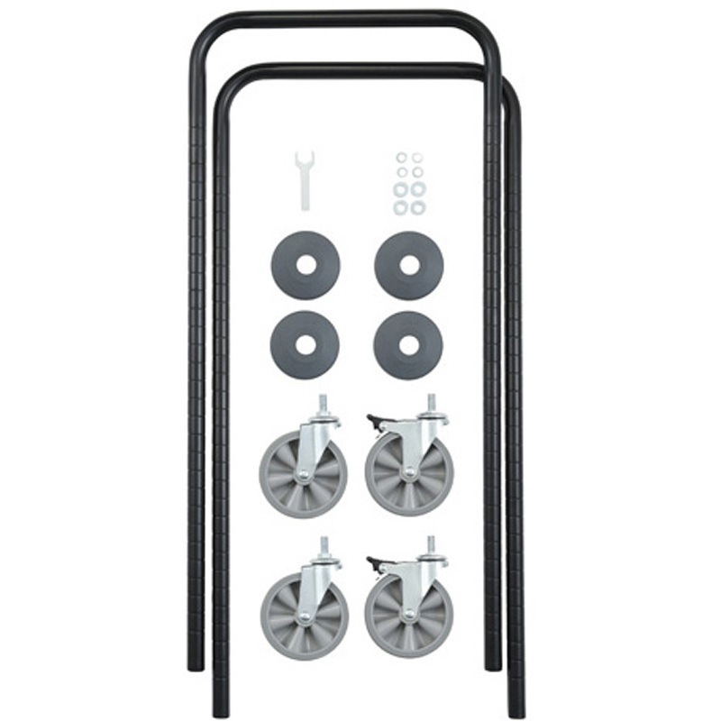 BHPC44B ベーシックシリーズ ハンドル型ポール・キャスターセット 1100mm BHPC44シリーズ 1組 アズワン 【通販モノタロウ】