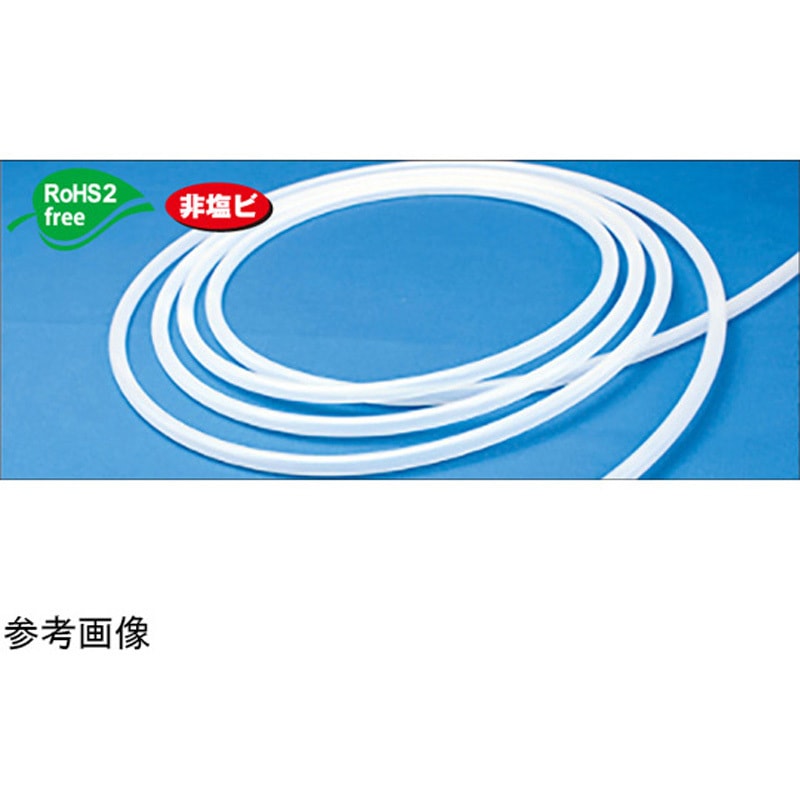 E-HRT-4x6 耐熱ソフトチューブ100℃ 4×6 E-HRT-4x6シリーズ 1巻 八興 【通販モノタロウ】