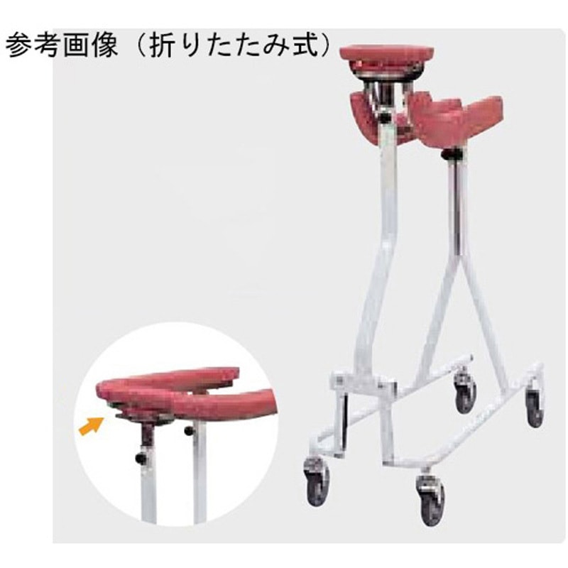 TY157B-SL 折りたたみ式歩行車 TY157シリーズ 1台 日進医療器(車イス