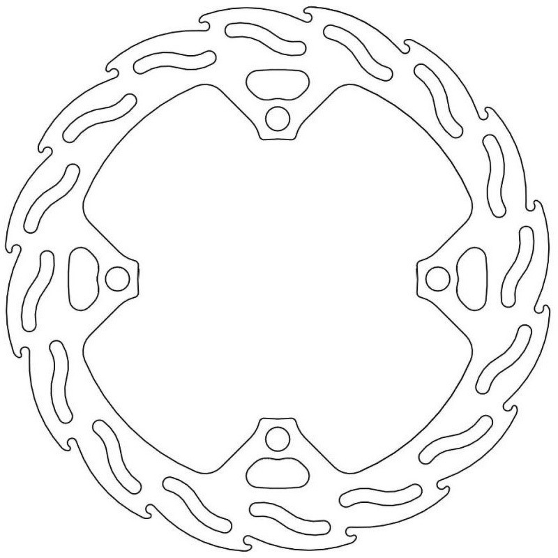 MM110253S フレイム ステンローター (オフロード) 1個 MOTO MASTER(モト マスター) 【通販モノタロウ】